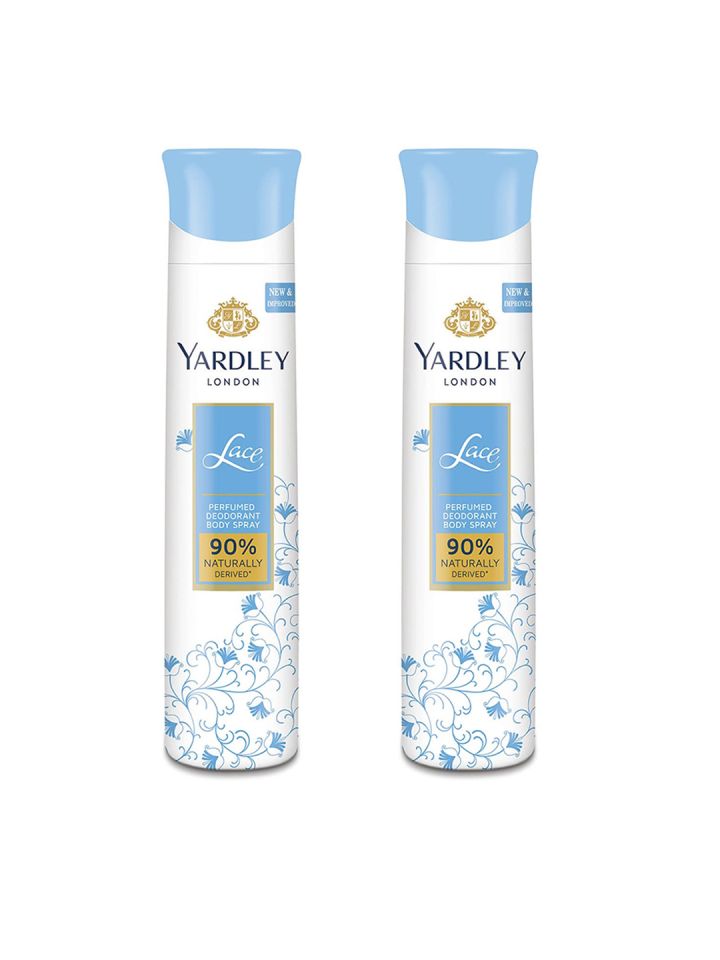 Buy YARDLEY LONDON Women Set Of 2 Lace Perfumed Deodorant Body
