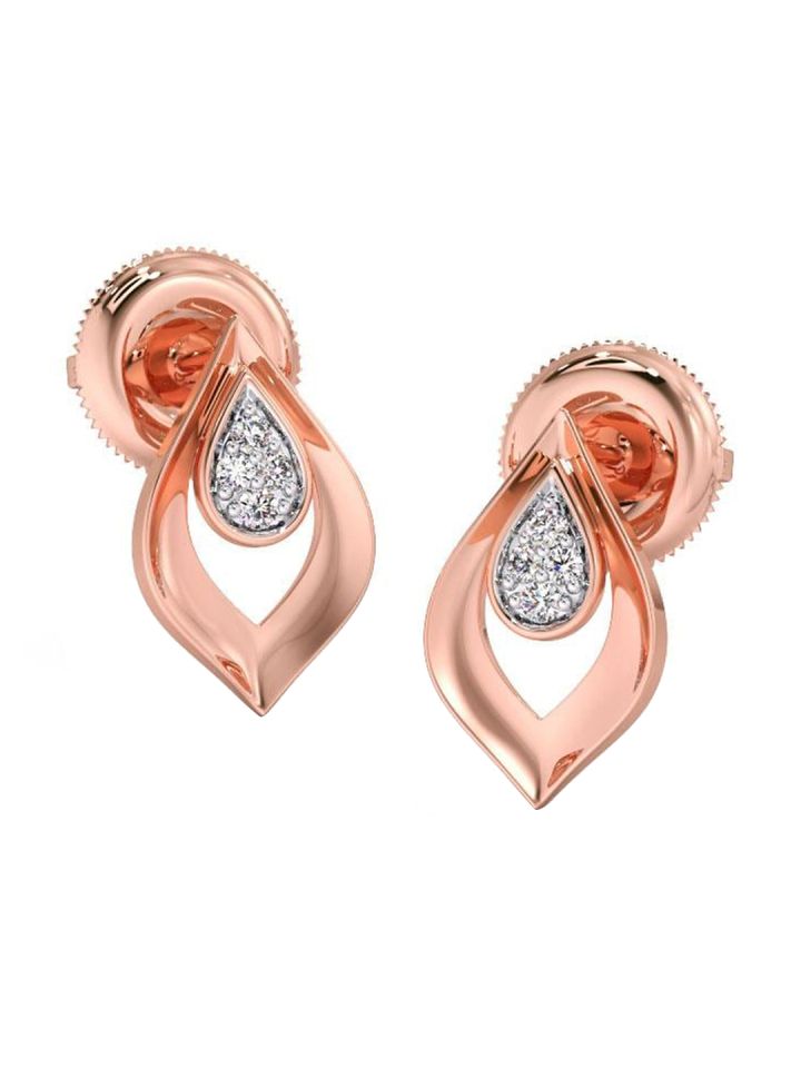 Buy CANDERE A KALYAN JEWELLERS COMPANY Diamond Studded 18KT Rose