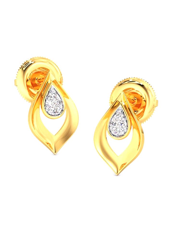 Kalyan jewellers stud sale earrings
