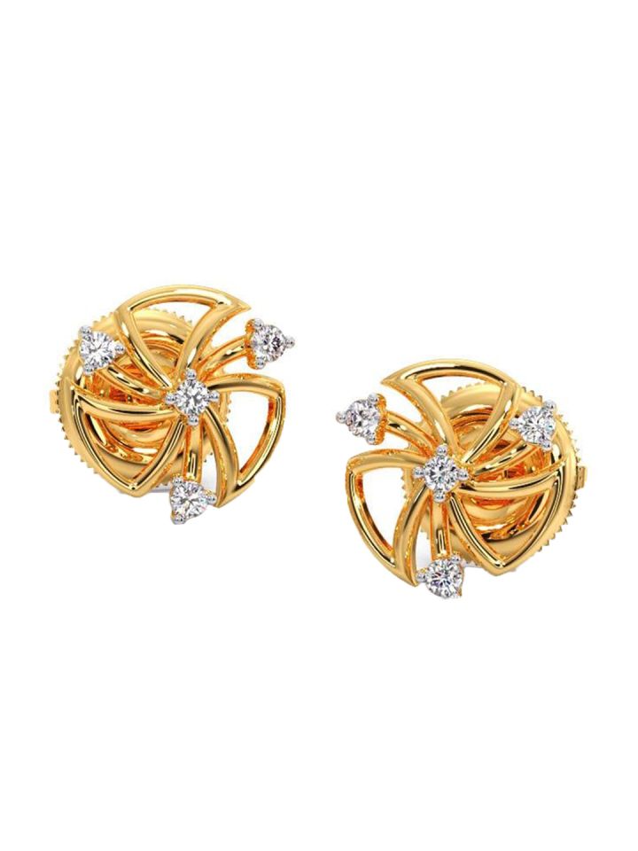 Diamond stud earrings online kalyan jewellers