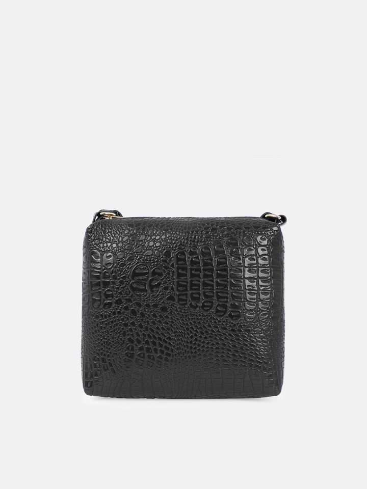 Buy Bagsy Malone Black Textured Purse Clutch Handbags for Women
