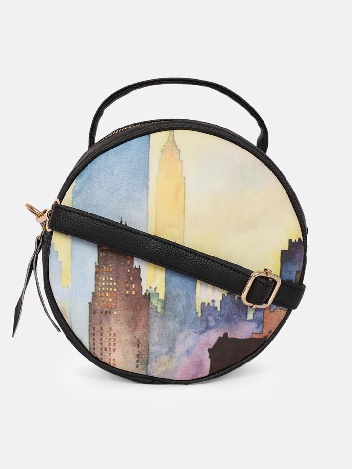 Round sling bag myntra sales