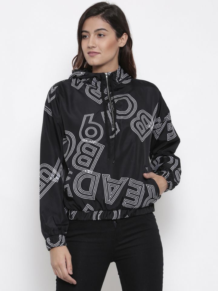 Forever 21 black store and white jacket