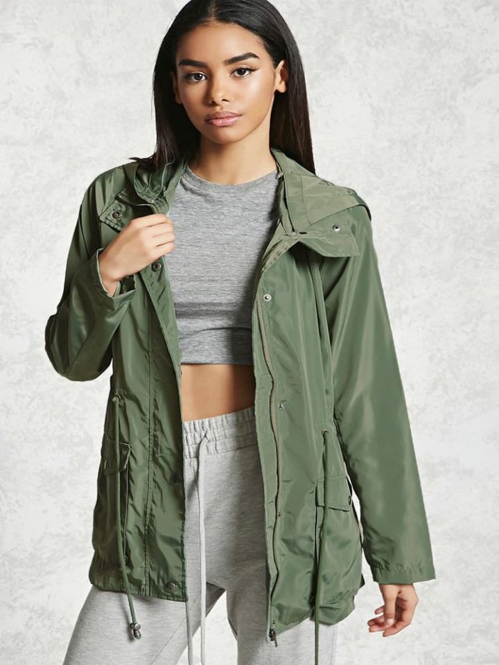 Forever 21 windbreaker womens discount