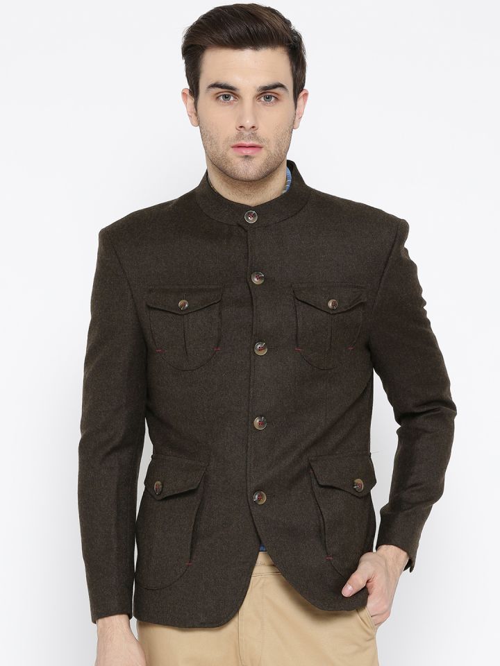 Blackberry bandhgala blazer shop
