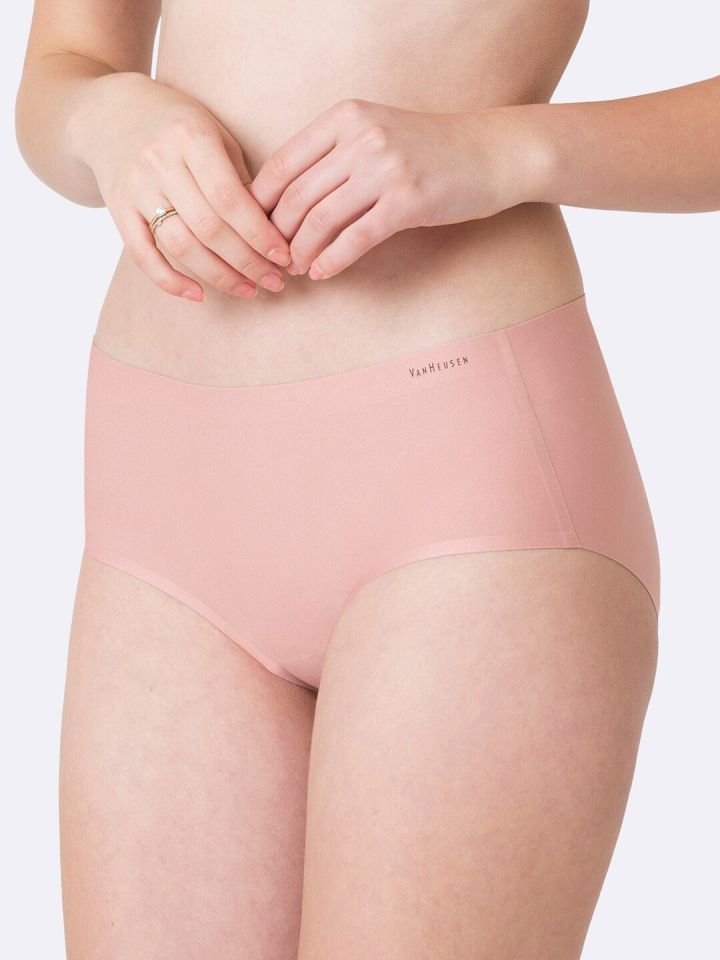 Vanever Women's No VPL Panties, 2 Pack, Invisible Hipster Underwear, Midi  Waist No Panty Line Hipster Brief Nude S : : Clothing, Shoes &  Accessories