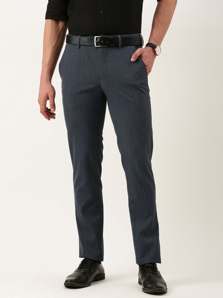 Men's striped slim fit trousers store