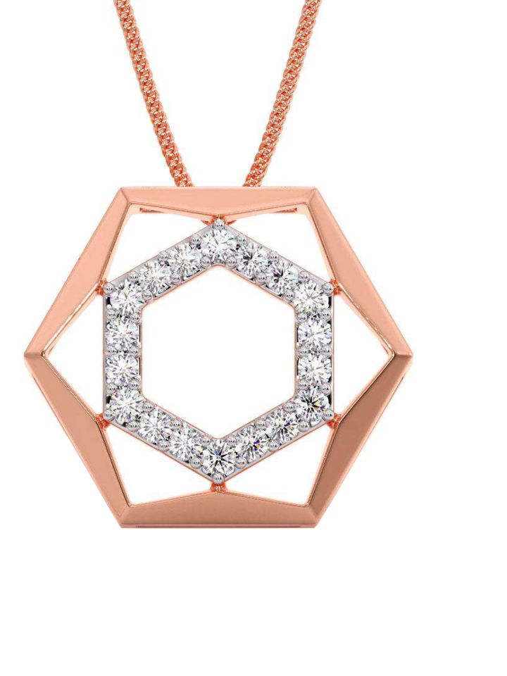 Buy CANDERE A KALYAN JEWELLERS COMPANY 14K Rose Gold Cubic
