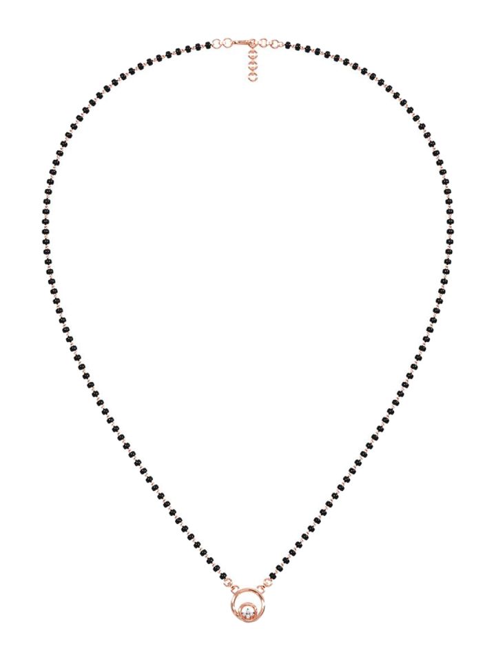 Buy CANDERE A KALYAN JEWELLERS COMPANY 14KT Rose Gold CZ Studded