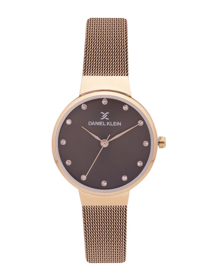 Buy Daniel Klein Premium Women Coffee Brown Analogue Watch DK11460