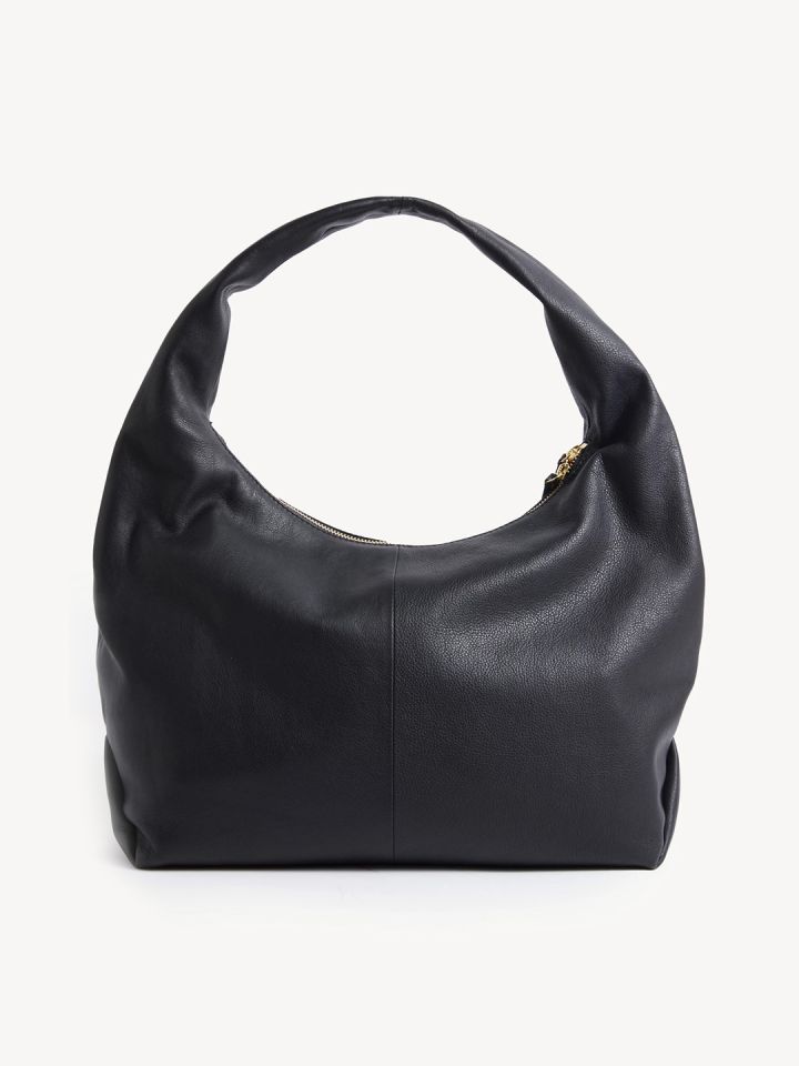 Marks Spencer Leather Half Moon Hobo Bag