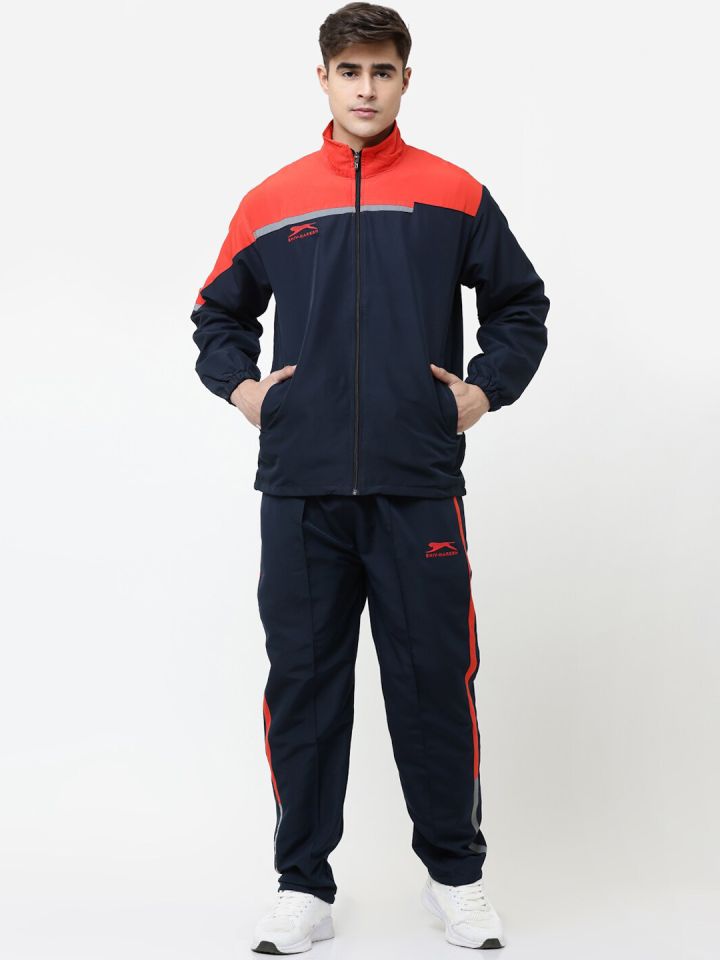 Buy Shiv Naresh Men Colour Blocked Relaxed Fit Tracksuit