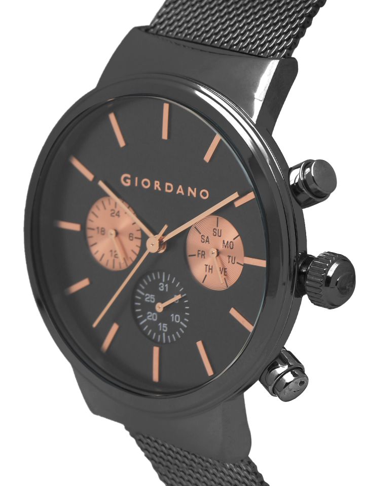 GIORDANO Men Black Analogue Watch 1843 33