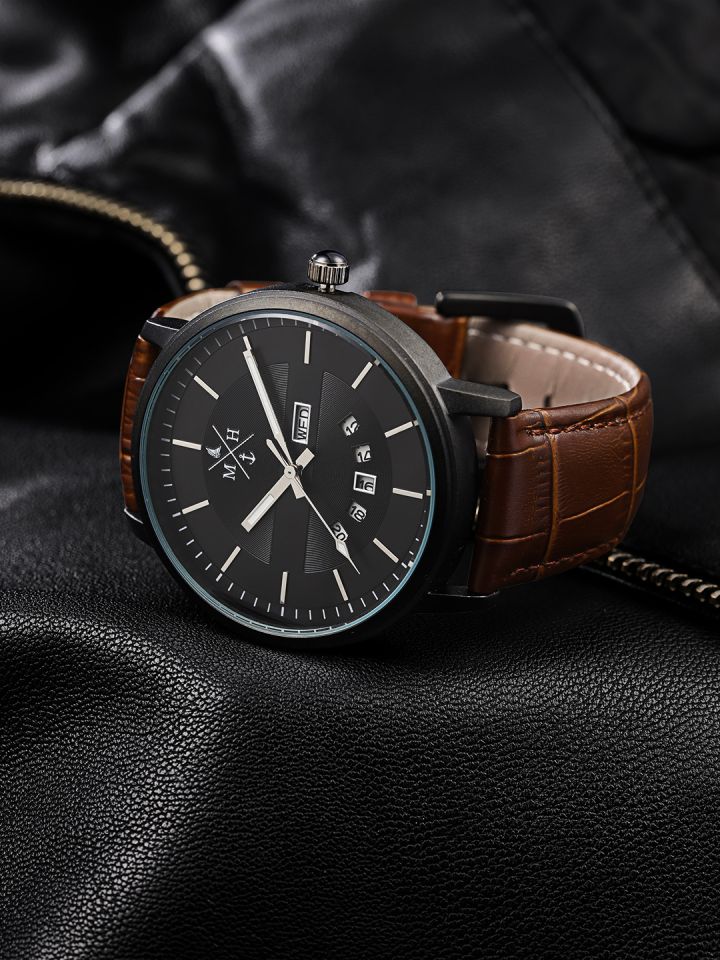 Best brown hot sale leather watch