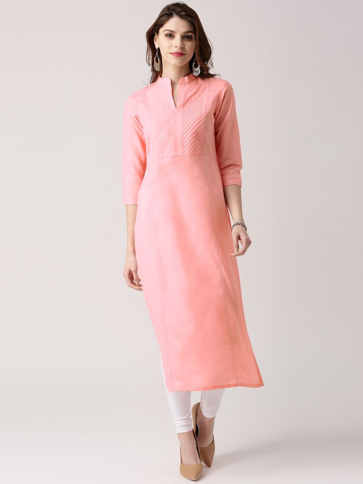Pink kurtas clearance