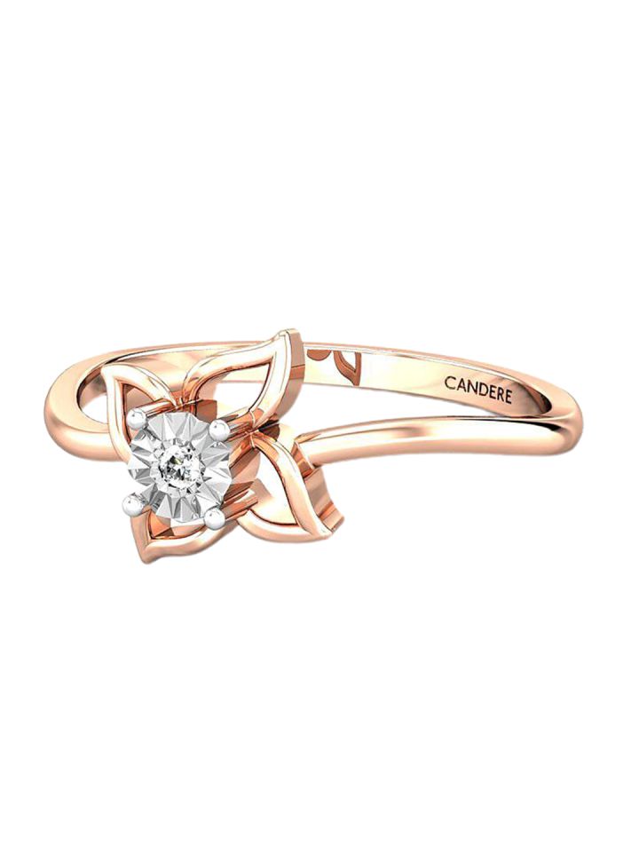 Buy CANDERE A KALYAN JEWELLERS COMPANY 18KT Rose Gold Diamond
