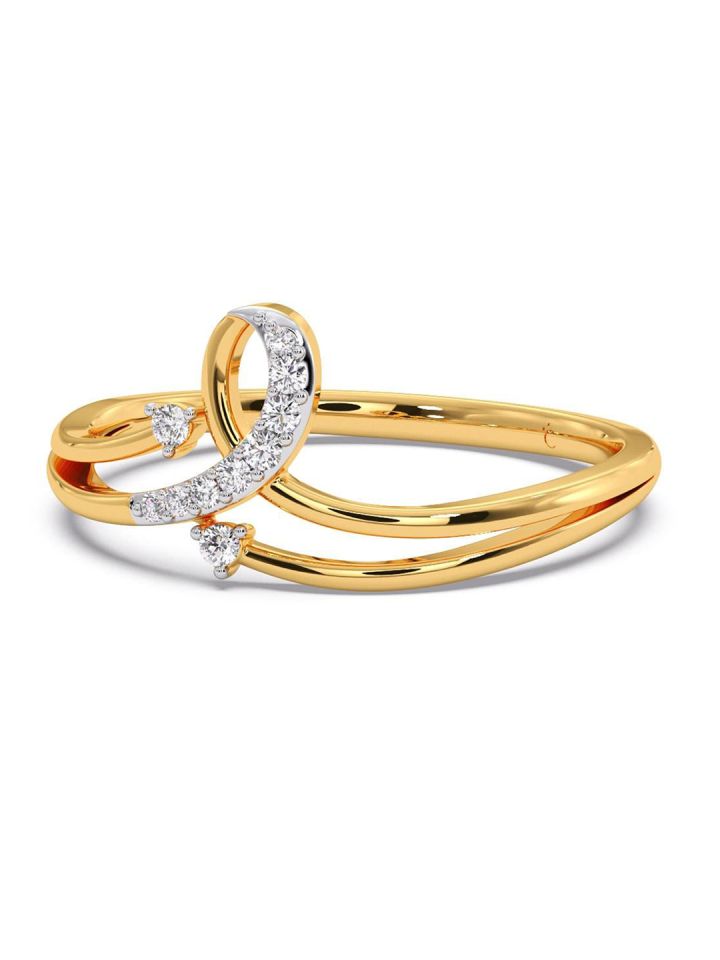 Buy CANDERE A KALYAN JEWELLERS COMPANY 18KT Gold Diamond Finger