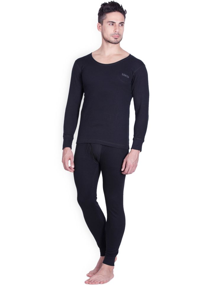 Buy Lux Inferno Men Black Thermal Set Thermal Set for Men