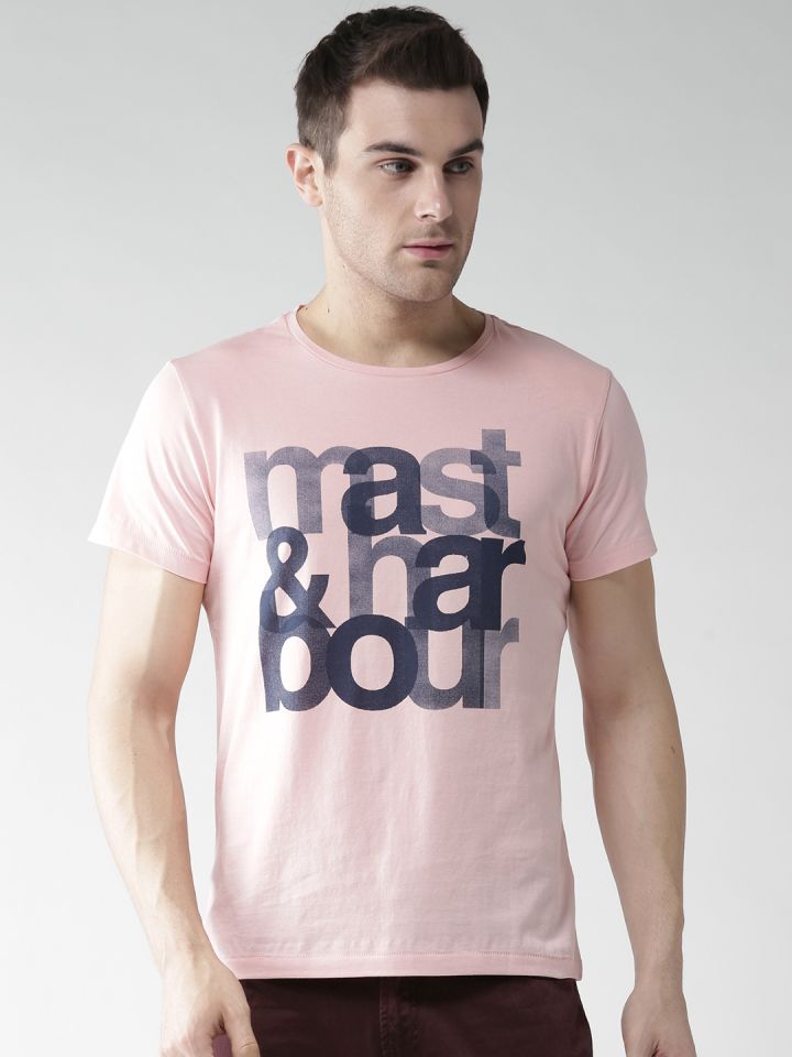Brand Print Round-Neck T-Shirt