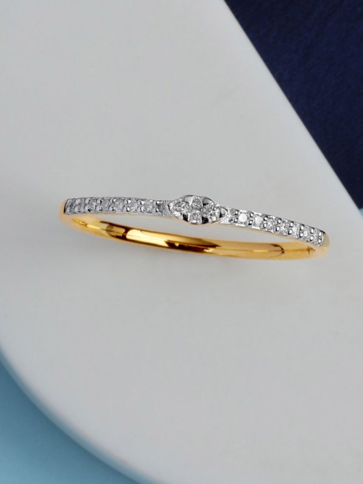 Buy CANDERE A KALYAN JEWELLERS COMPANY 18KT Gold Diamond Finger