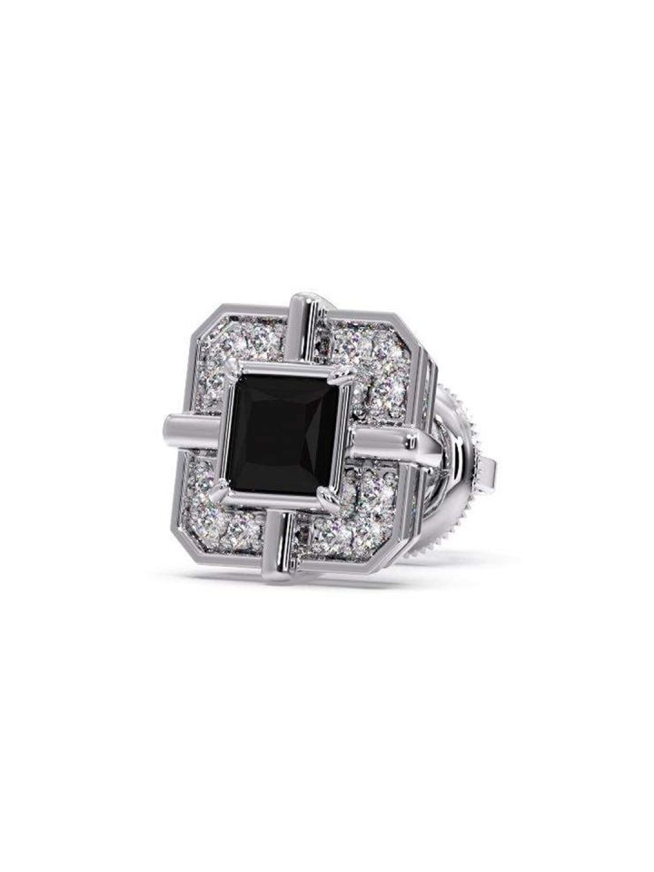 Kalyan jewellers platinum earrings store