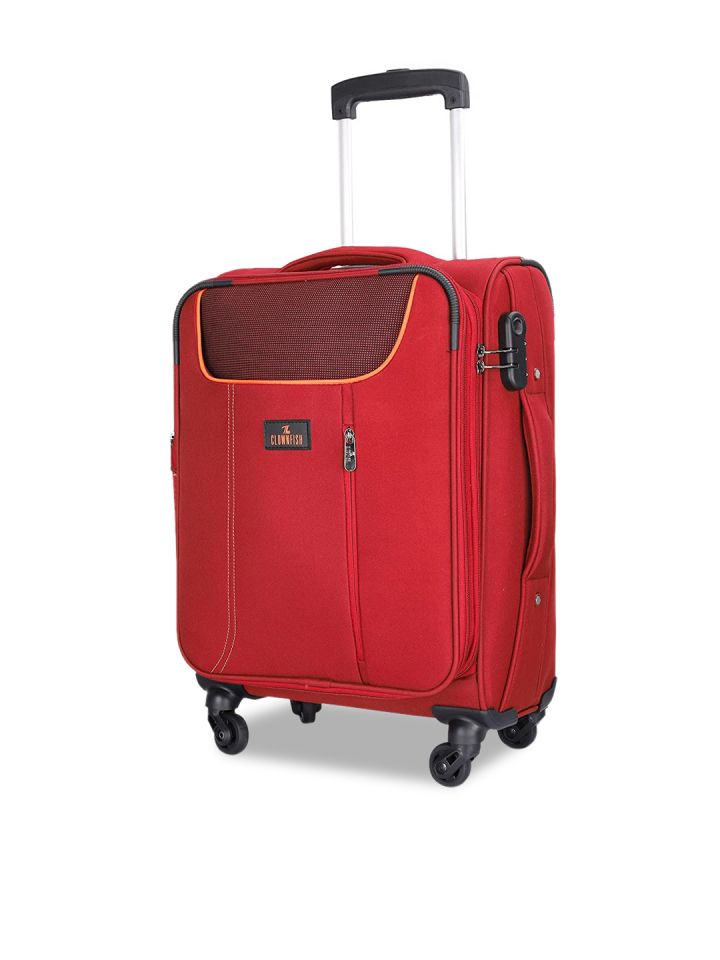 Buy THE CLOWNFISH Soft Case Expandable Capacity Medium Trolley