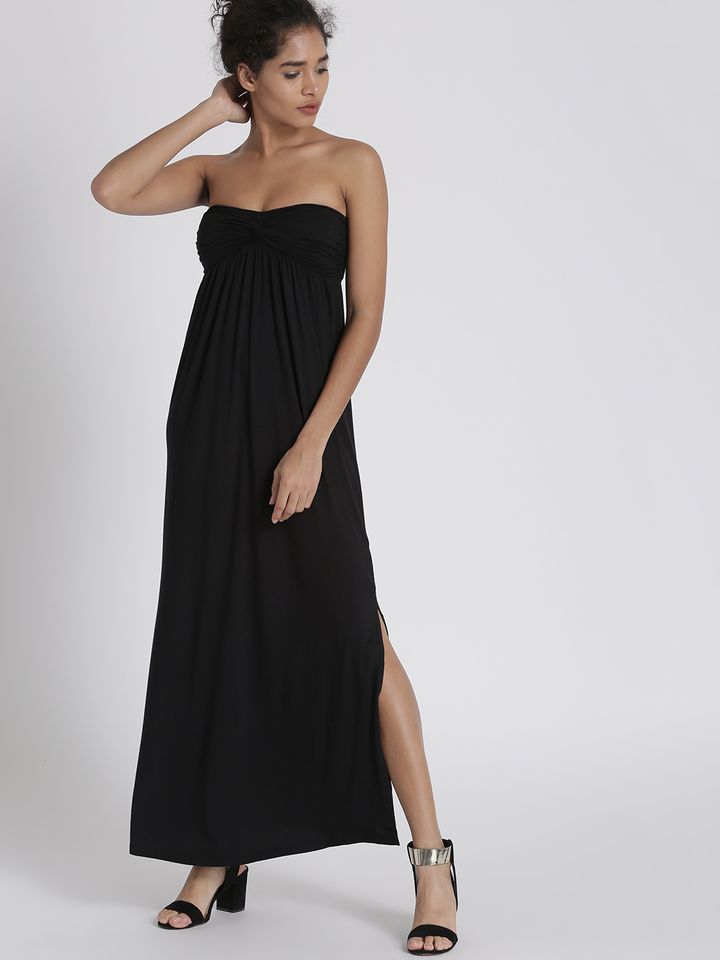 Solid Maxi Dress - Dresses for Women 