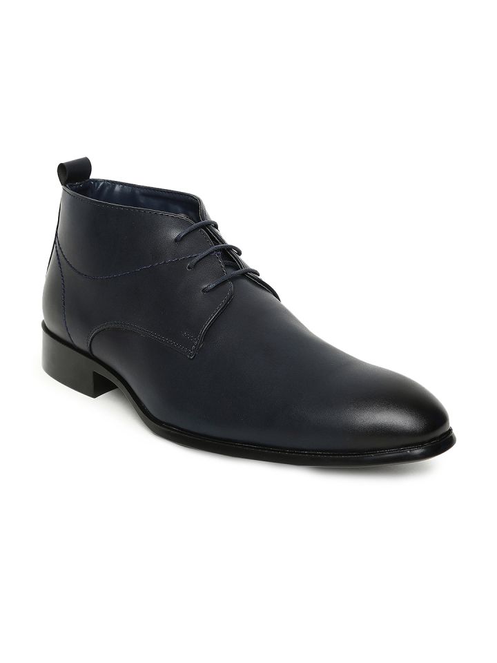 Buy Bata Men Navy Mid Top Derbys Formal Shoes for Men 2233233