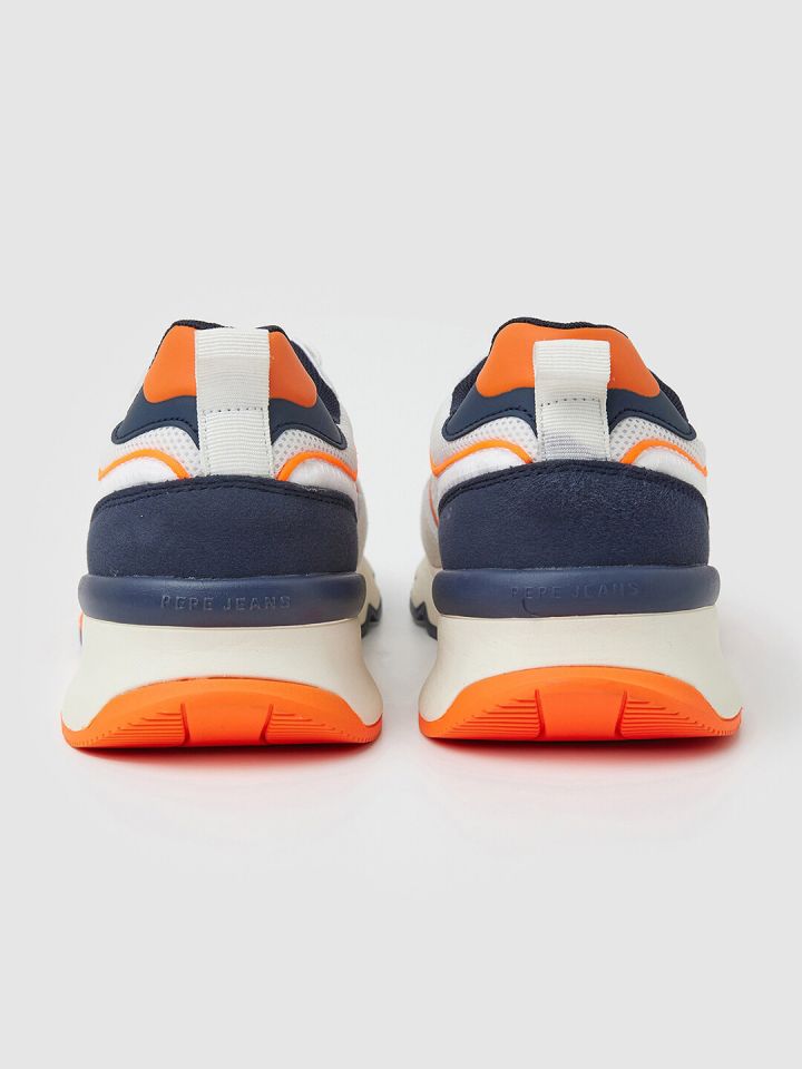 Jeans shoes clearance blue and orange