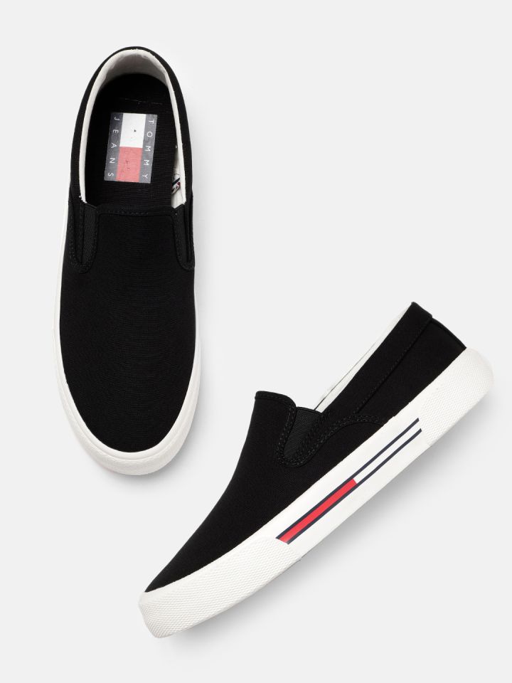 Tommy hilfiger canvas online slip ons