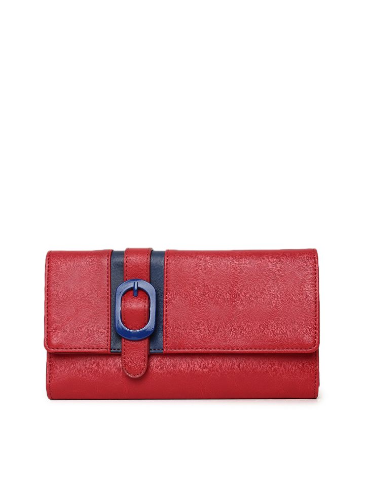 Buy Baggit Women Red Three Fold Wallet Wallets for Women 2236417