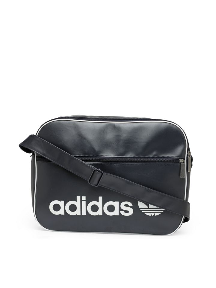 Navy adidas messenger bag sale