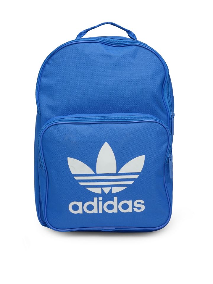 Buy Adidas Originals Unisex Blue Brand Logo Backpack Backpacks
