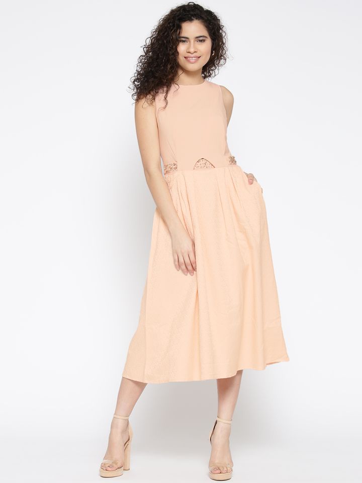 Madame peach dress sales