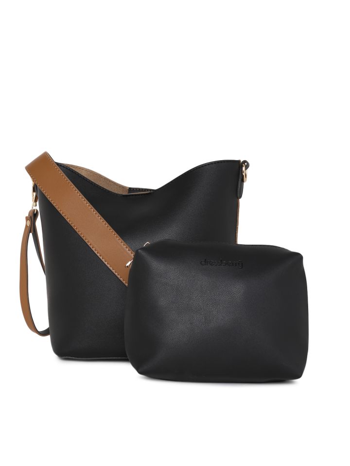 Buy Dressberry Black Brown Sling Bag Handbags for Women