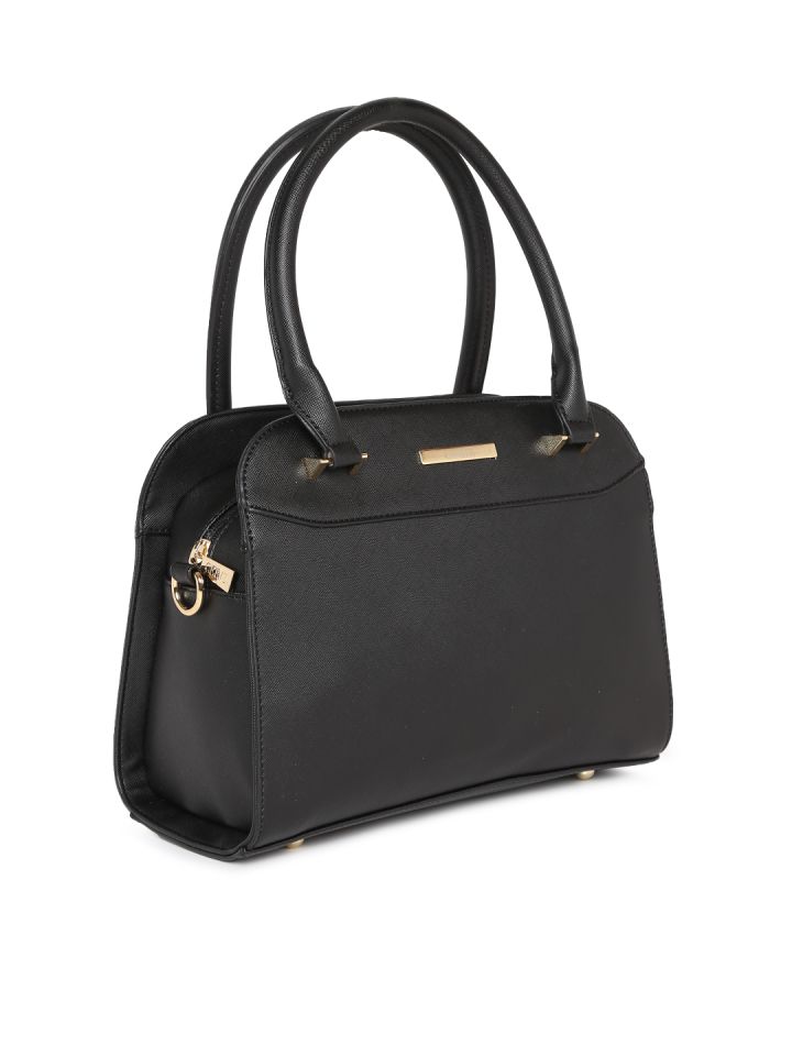 Buy CERIZ Black Solid Handheld Bag Handbags for Women 2237511