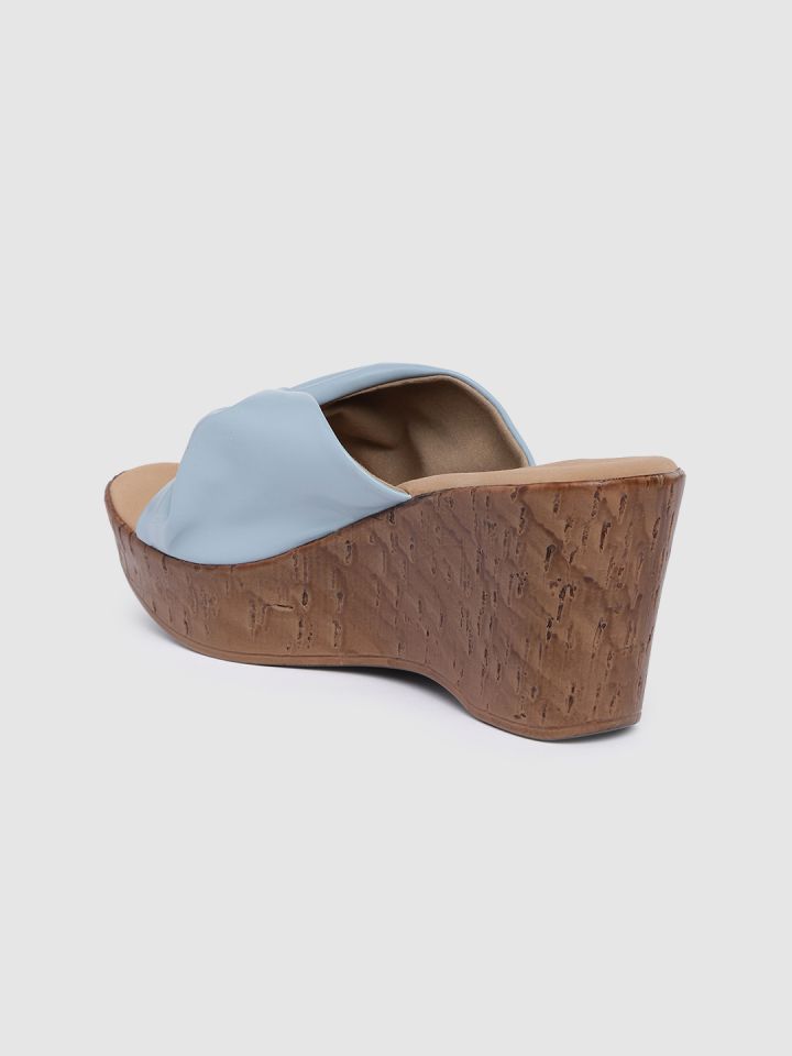 Open toe sales wedge mules
