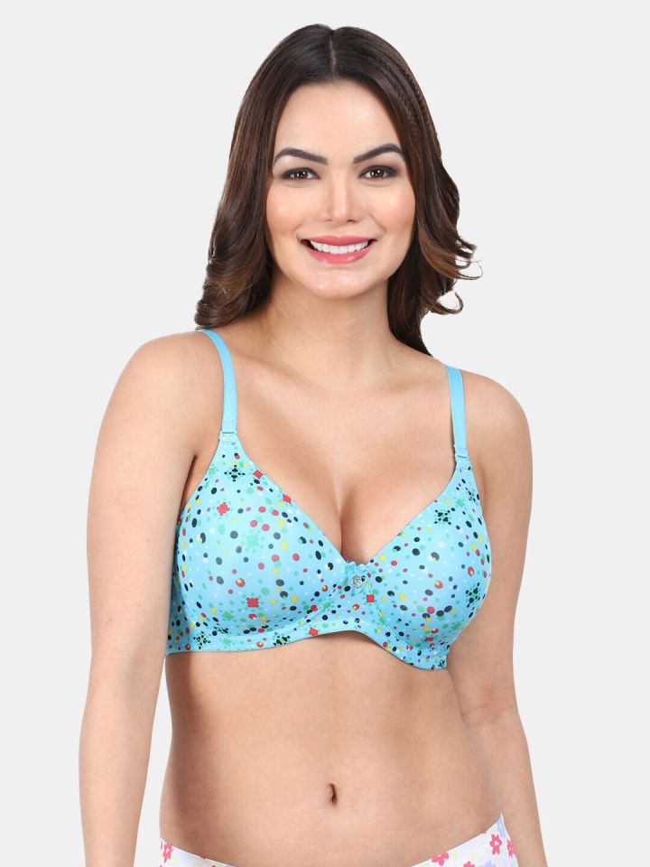 Buy Amour Secret Pack Of 2 Geometric Printed Lightly Padded Non Wired All  Day Comfort Bra - Bra for Women 22406642