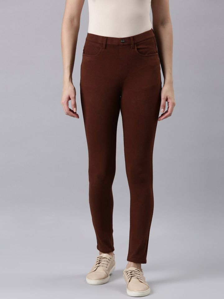 Printed jeggings myntra on sale