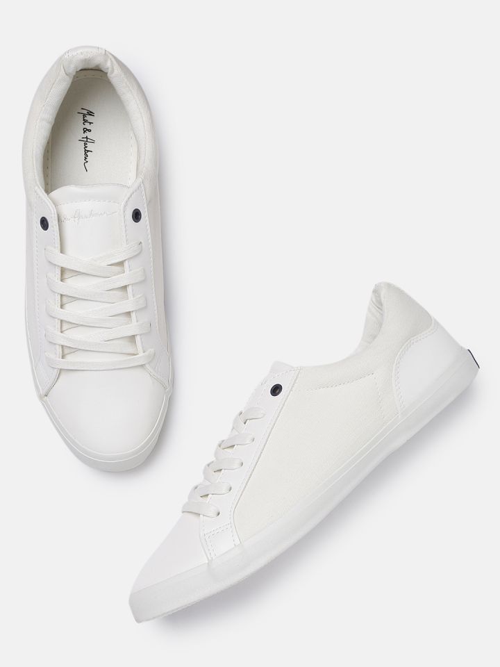 h and m white sneakers