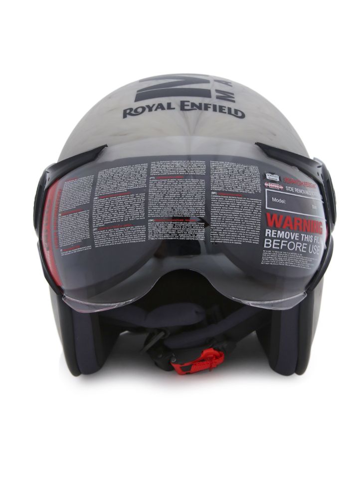 Buy Royal Enfield Unisex Grey Metamorph Flip Helmet RRGHEH000024