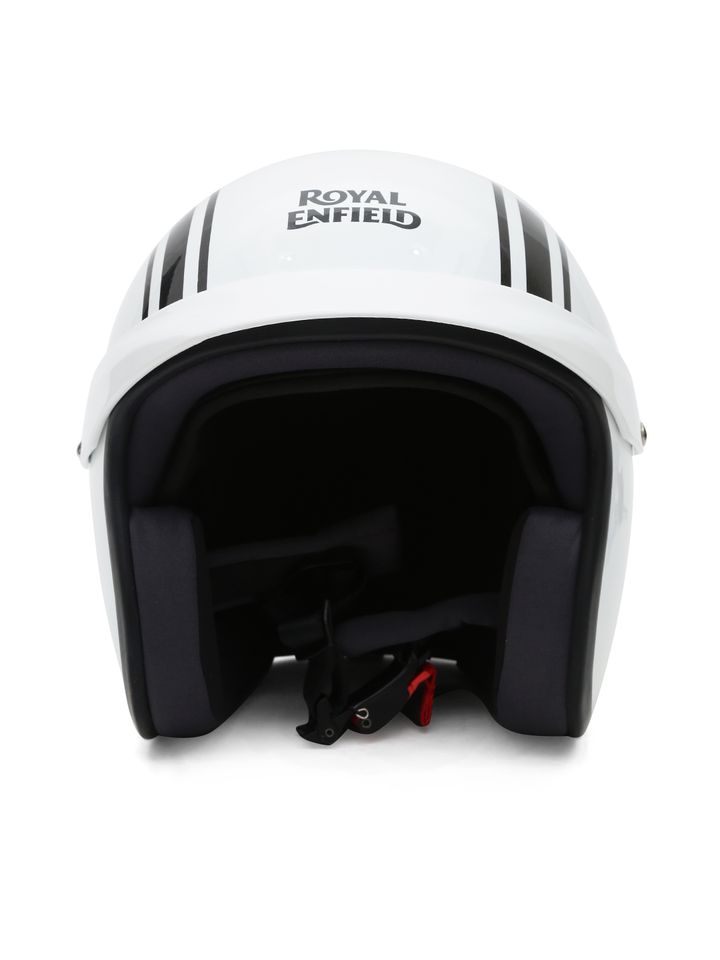 Buy Royal Enfield Unisex White Black Printed Open Face Helmet Helmets For Unisex 2242816 Myntra A section of genuine royal enfield helmets in multiple colours displaying the royal enfield royal enfield gt blue open face helmet. royal enfield unisex white black printed open face helmet