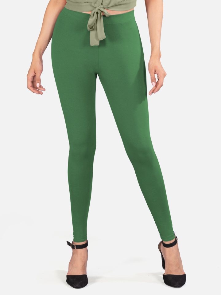 Ankle length leggings myntra on sale