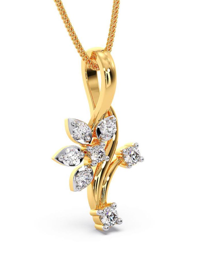 Kalyan jewellers pendant on sale set designs with price