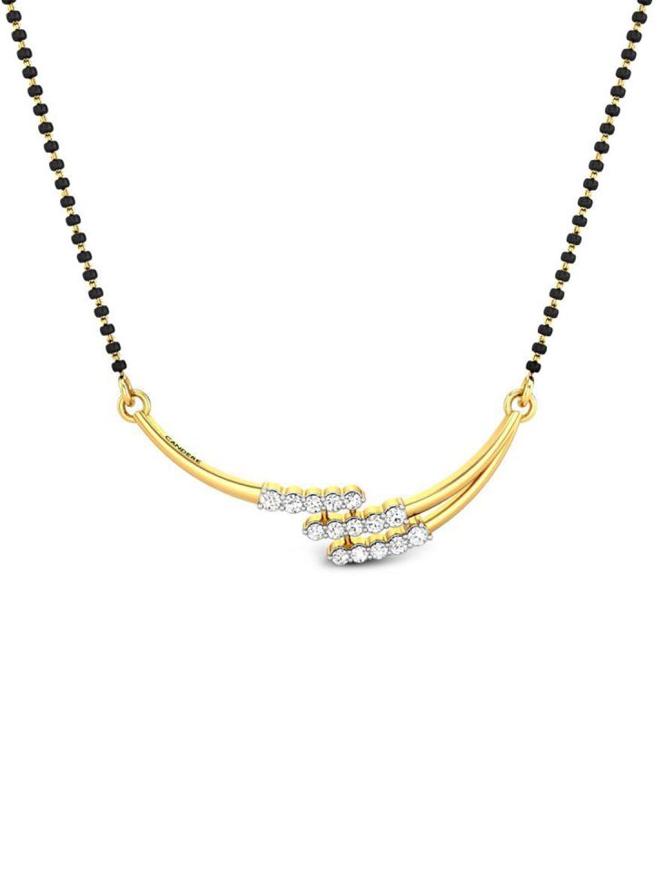 Buy CANDERE A KALYAN JEWELLERS COMPANY Cubic Zirconia Studded 22KT