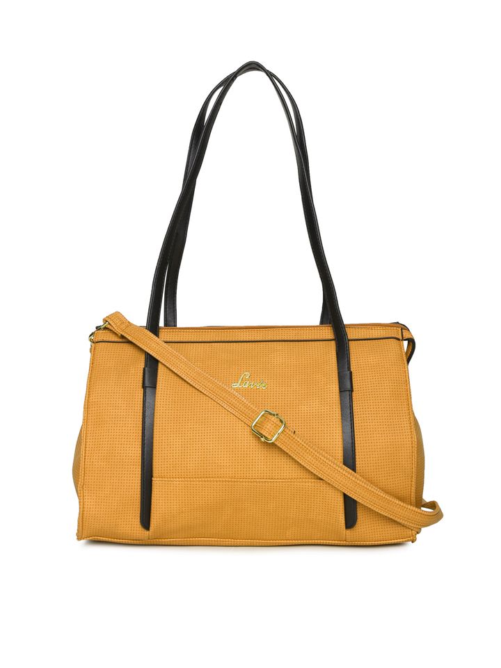 lavie yellow handbag