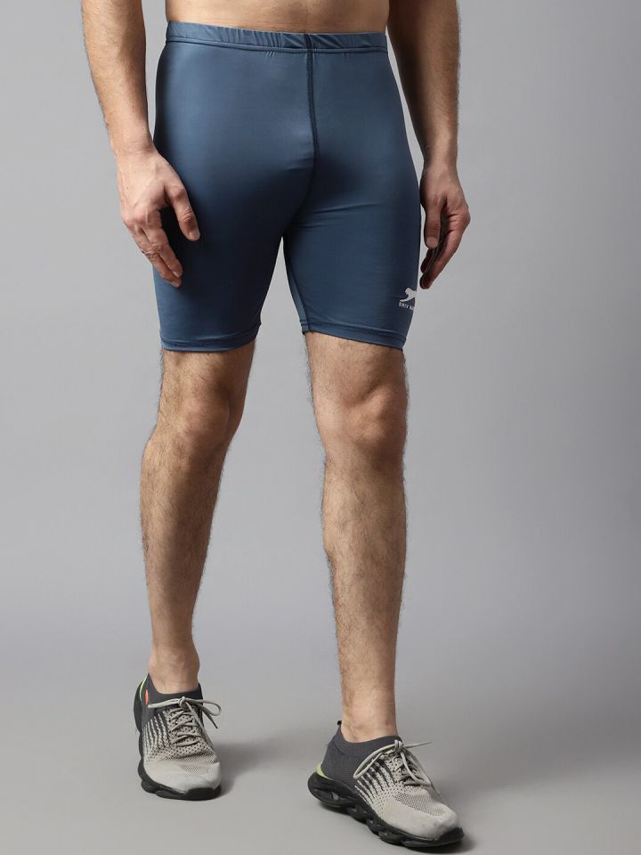 Mens skinny best sale gym shorts