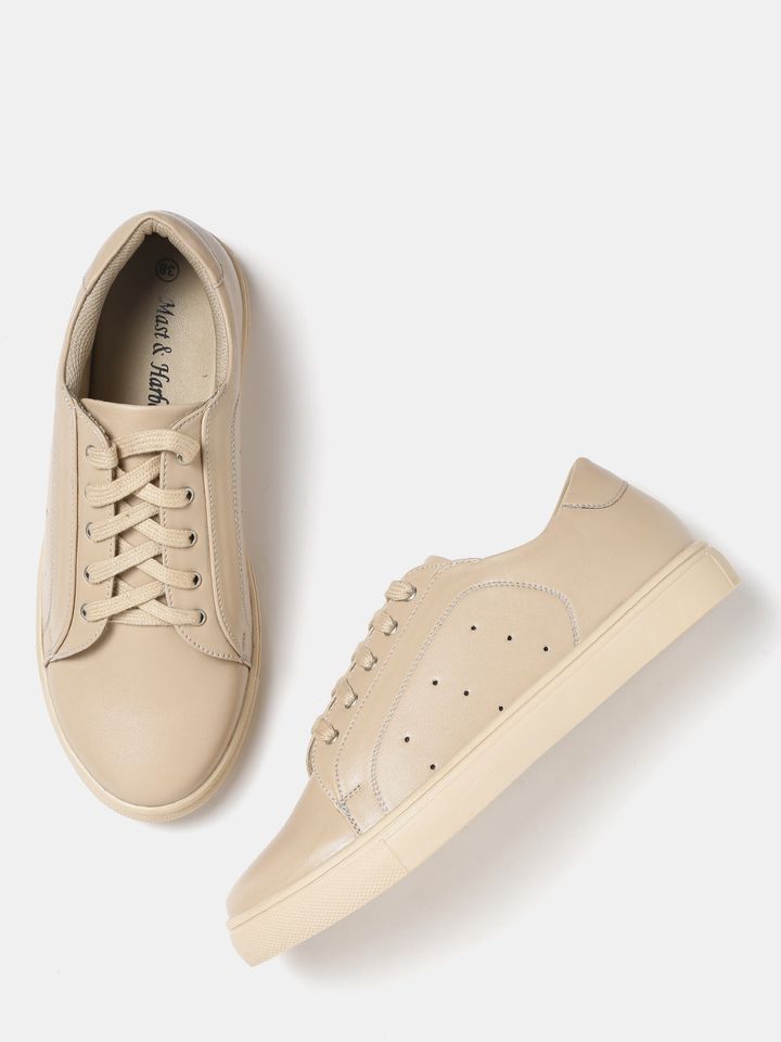 womens beige running shoes