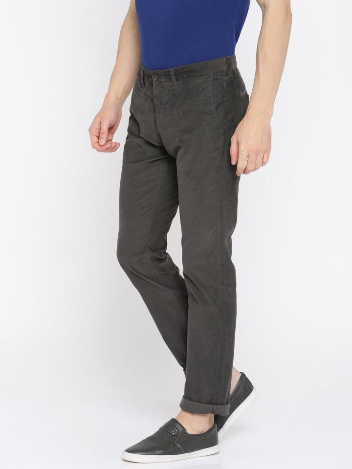 Casual trousers Jacob Cohen  Dark grey corduroy trousers   J666COMF00772B4801990