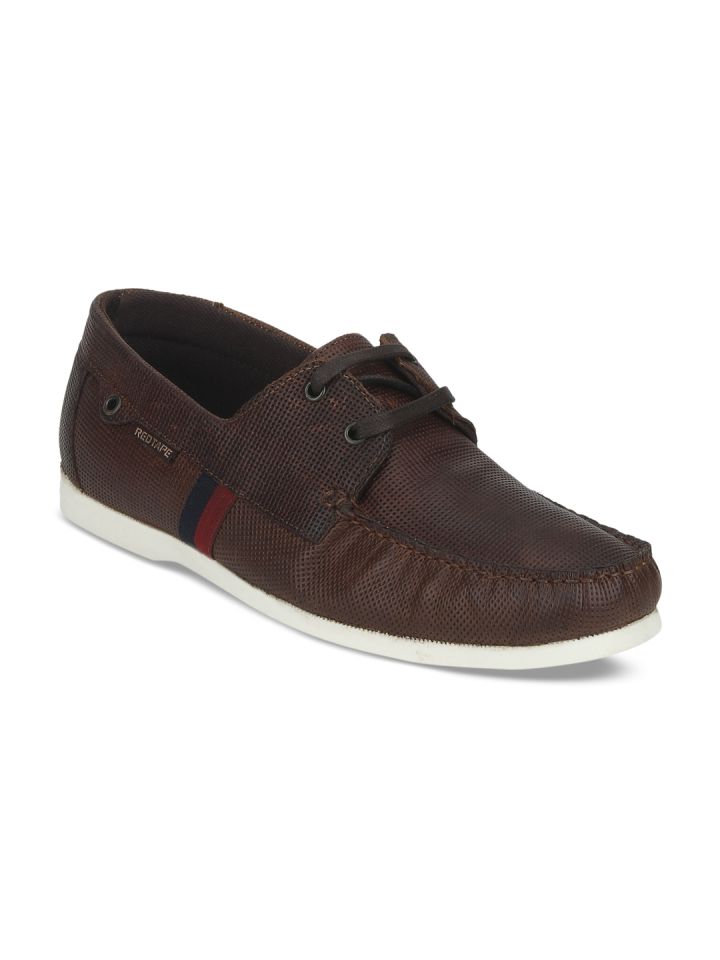 Red tape men's boat hotsell shoes